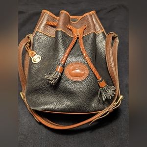 Vintage Dooney & Bourke Teton Drawstring leather bag